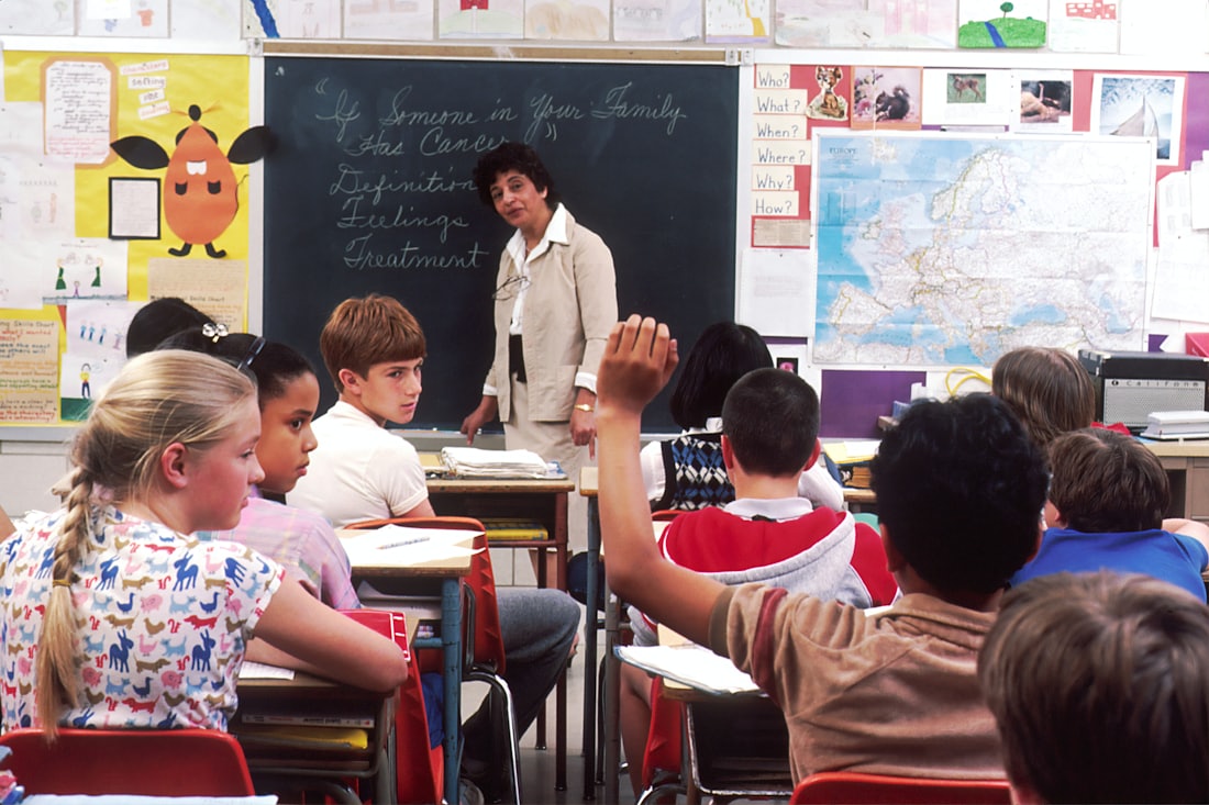 Children in a classroom program
